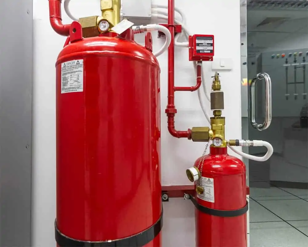 halon fire extinguisher